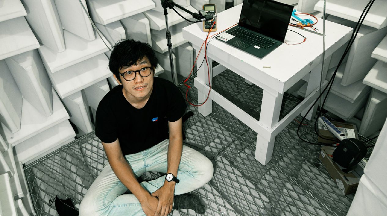 Jesse Chen, an acoustic engineer at ASUS